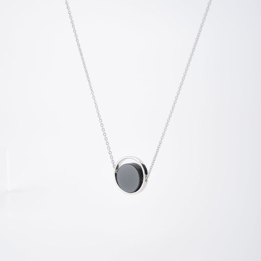 Hematite Spinning Anxiety Necklace